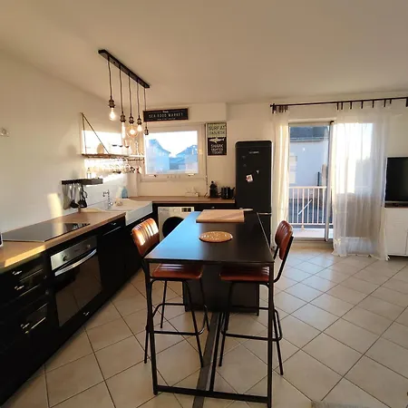 Ideal En Amoureux, Vue Mer Et Jardin ! Appartement Lumineux A Tharon-Plage Saint-Michel-Chef-Chef Exterior photo