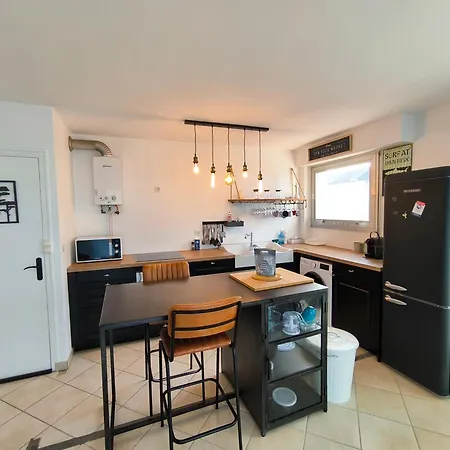 Ideal En Amoureux, Vue Mer Et Jardin ! Appartement Lumineux A Tharon-Plage Saint-Michel-Chef-Chef Exterior photo